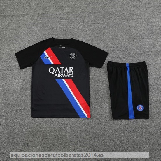 Nuevo Entrenamiento Sin Mangas Conjunto Completo Paris Saint Germain 23/24 Negro Rojo Azul Baratas